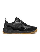Geox Pantofi sport cu insertii de piele intoarsa - Negru