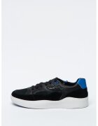 Geox Pantofi sport cu insertii de piele si piele intoarsa Colbyn