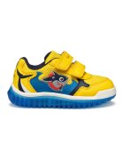 Geox Pantofi sport cu LED-uri si velcro - Galben/Albastru