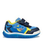 Geox Pantofi sport cu LED-uri si velcro - Turcoaz/Bleumarin