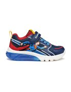 Geox Pantofi sport cu model si LED-uri - Rosu/Albastru royal/Bleumarin