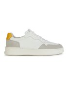 Geox Pantofi sport cu model solorblock si garnituri de piele - Alb/Gri