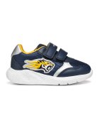 Geox Pantofi sport cu velcro si detaliu aplicat - Galben/Bleumarin