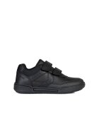Geox Pantofi sport cu velcro si garnituri de piele - Negru