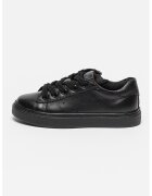 Geox Pantofi sport de piele cu insertii din material textil Nashik - Negru
