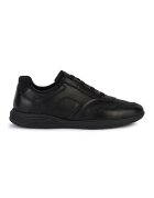 Geox Pantofi sport de piele - Negru