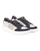 Geox Pantofi sport din piele cu garnituri din piele intoarsa Ottaya B -