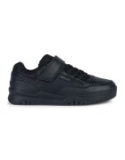Geox Pantofi sport din piele ecologica cu segmente cu inchidere velcro - Negru