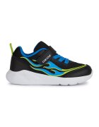 Geox Pantofi sport din piele ecologica si material textil - Negru