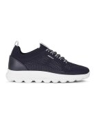 Geox Pantofi sport din plasa tricotata cu detaliu de piele - Bleumarin