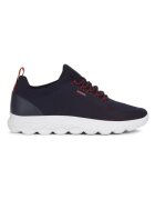 Geox Pantofi sport din plasa tricotata cu logo - Albastru inchis