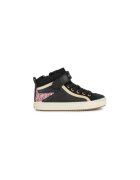 Geox Pantofi sport fete 303950996 - Piele ecologica - Negru - Negru