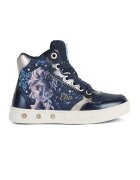 Geox Pantofi sport high-top cu tematica Frozen Skylin - Auriu/Lila/Albastru