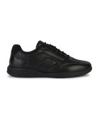 Geox Pantofi sport low-cut din piele cu segmente din material sintetic - Negru