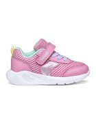 Geox Pantofi sport Sprintye wedge cu velcro - Roz pastel