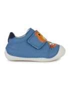 Geox Pantofi sport Tutim de piele cu inchidere velcro - Albastru