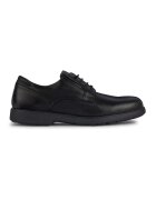 Geox Pantofi uni de piele - Negru