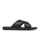 Geox Papuci de piele - Negru