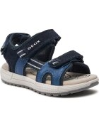 Geox Sandale baieti - Piele intoarsa - Albastru -
