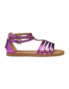 Geox Sandale cu barete multiple si catarama - Violet