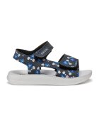 Geox Sandale cu imprimeu si velcro - Gri deschis/Albastru