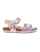Geox Sandale cu imprimeu si velcro - Gri deschis/Roz deschis