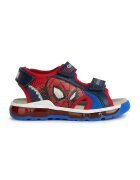Geox Sandale cu imprimeu Spiderman - Rosu/Bleumarin