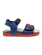 Geox Sandale cu velcro si imprimeu Spider-Man - Rosu/Bleumarin