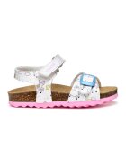 Geox Sandale cu velcro si unicorn - Alb