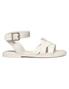 Geox Sandale dama - J5535B-000BC - Piele ecologica - Alb