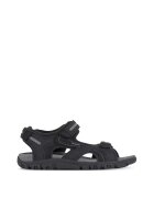 Geox Sandale de piele ecologica cu velcro