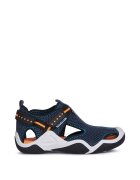 Geox Sandale din material textil si inchidere velcro