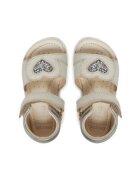 Geox Sandale fete - B5521B-085NF - Piele naturala - Alb - Alb
