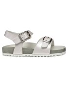 Geox Sandale fete - J558MI-000NF - Piele ecologica - Alb - Alb