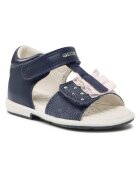 Geox Sandale fete - Piele ecologica - Albastru marin - Bleumarin