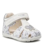 Geox Sandale fete - Textil - Alb