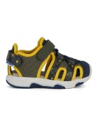 Geox Sandale fisherman cu velcro - Galben/Kaki