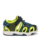 Geox Sandale fisherman cu velcro - Verde lime/Bleumarin