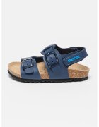 Geox Sandale slingback cu catarama Ghita - Bleumarin