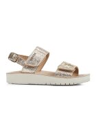 Geox Sandale slingback cu velcro - Auriu