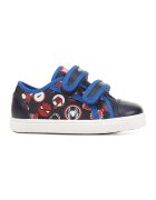 Geox Tenisi cu inchidere velcro si model grafic - Bleumarin