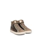 Geox Tenisi fete - material textil - maro/negru