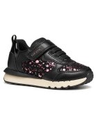 Geox Tenisi fete - material textil - negru/roz