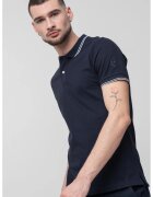Geox Tricou polo cu model in dungi - Bleumarin