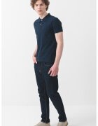 Geox Tricou polo cu model uni - Bleumarin