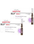 Gerovital H3 Prof Dr Ana Aslan Derma Pachet Gerovital H3 Derma+: Fiole cu Ser Concentrat Antirid 6% Hyaluron Filler 10 fiole x 2 ml + Fiole cu Ser Concentrat Antirid 6% Hyaluron Filler 10 fiole x 2 ml