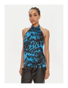 Gestuz Bluza dama - 304354441 - Viscoza - Albastru - Albastru