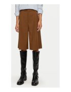 Gestuz Pantaloni dama - 191227 - 33% vascoza - 32% poliester - 32% poliester reciclat - 3% elastan - Maro