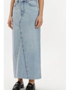 Gina Tricot Fusta dama - 304154843 - Bumbac - Albastru - Albastru