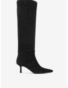 Gino Rossi Cizme dama 5903419052323 - Piele intoarsa - Negru - Negru